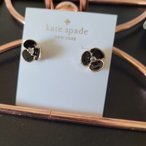 New kate spade flower studs earrings